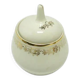 AFG Sugar Bowl Ewa, modernism, ivory white porcelain, Poland, 1970s