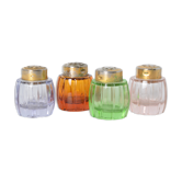 Salières en verre de couleur