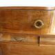 Cozy walnut bramble headboard for bed 140 x 190, from 1950