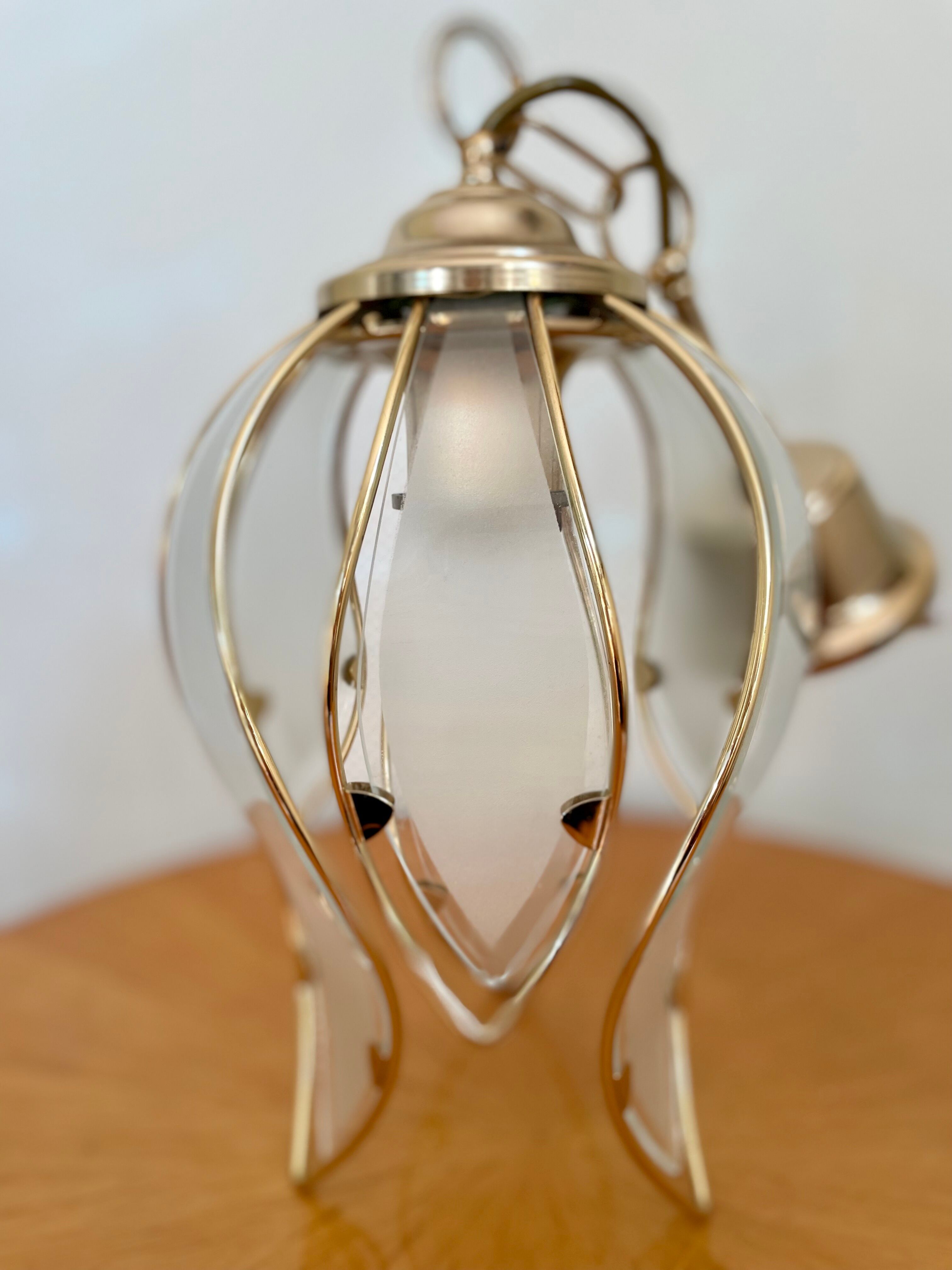 Suspension chandelier shape vintage flower