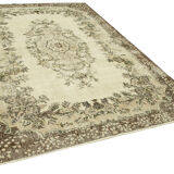 Hand-knotted turkish beige carpet 209 cm x 309 cm