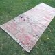 Vintage Turkish hallway rug 137x363 cm