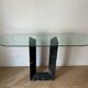 Vintage black marble console from Cattelan Italia