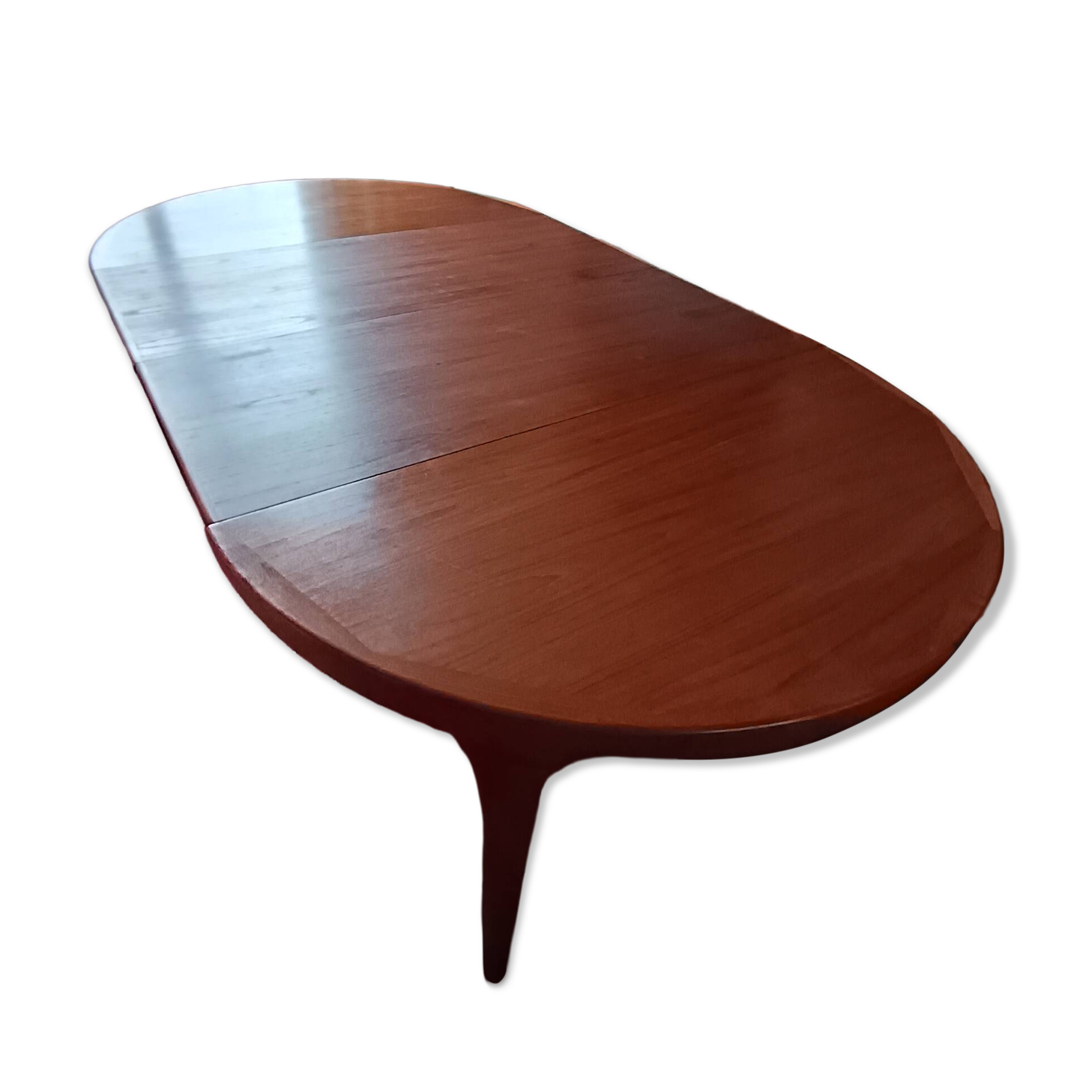 Teak table in Scandinavian style