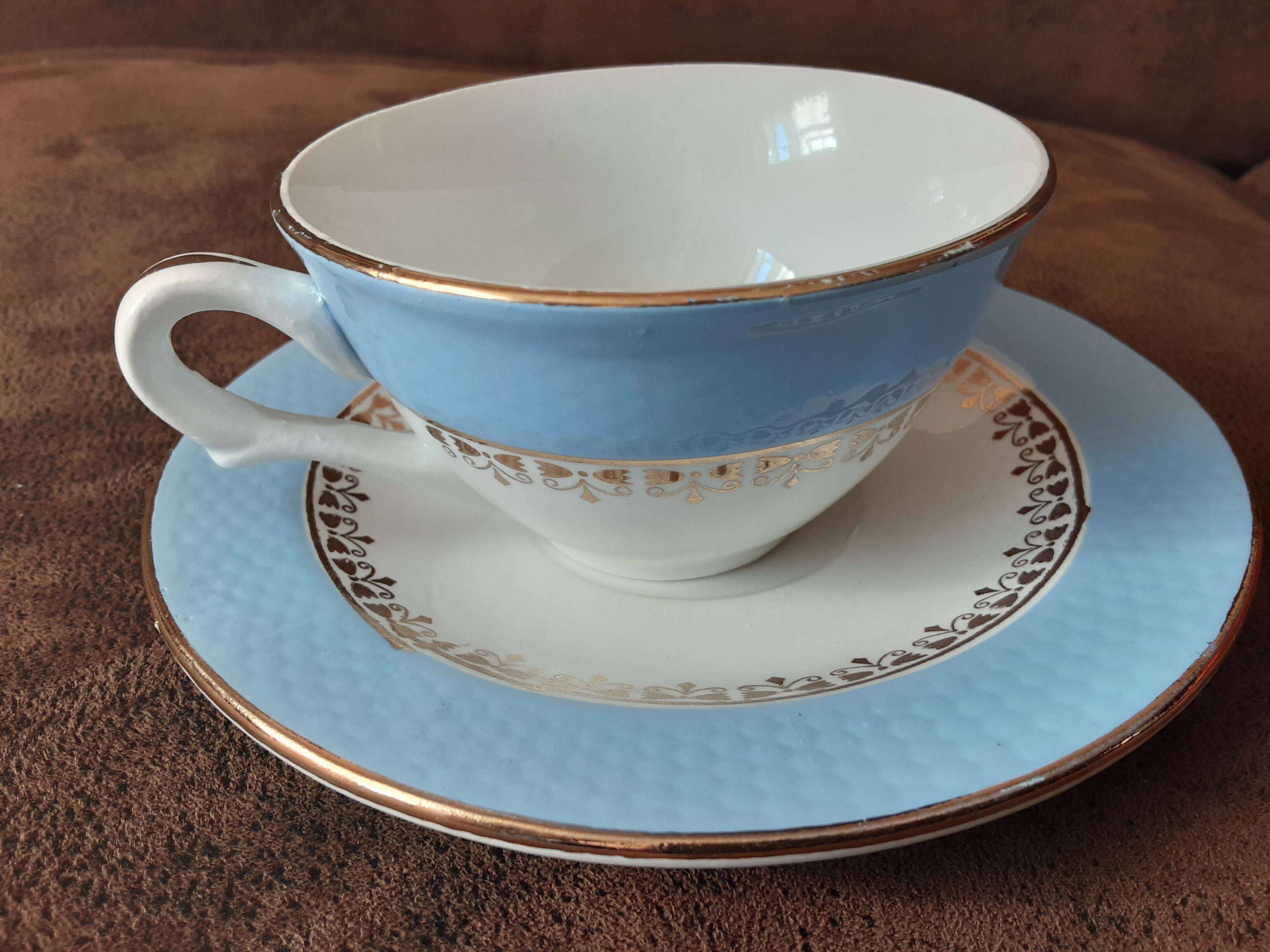 Coffee set at Café Gilbert