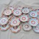 Series of 20 modernist plates Faïencerie de Castres