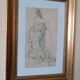 Ink painting on paper Pio Joris (Rome, June 8, 1843 – Rome, March 6, 1921)
