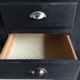 Craft furniture or top black and wood sideboard