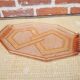 Vintage pink moulded glass Art Deco tray