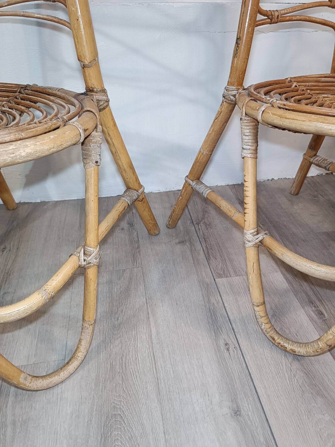 Trio de chaises par Dirk Van Sliedregt Années 1960
