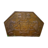 Cast iron chimney plate