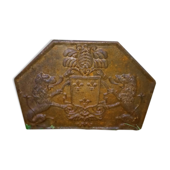 Cast iron chimney plate