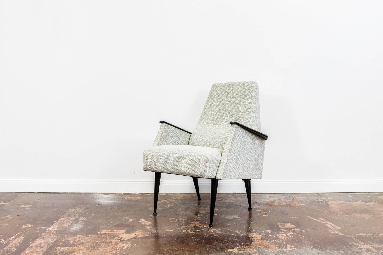 Vintage Geometric Armchair, Hungary, 1960s