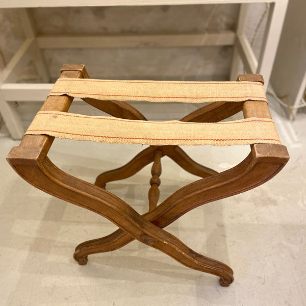 Old hotel luggage installation