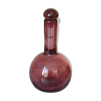 Flacon carafe en verre Verval Vallauris années 70