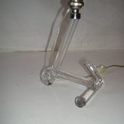 Lampe en verre des années 50