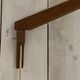 Rare teak and sisal wall lamp from the 1960s, attributed to Lotte Bostlund.