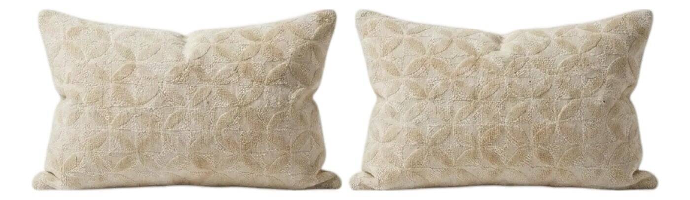 Set of 2 vintage kilim cushion covers 41x61 cm