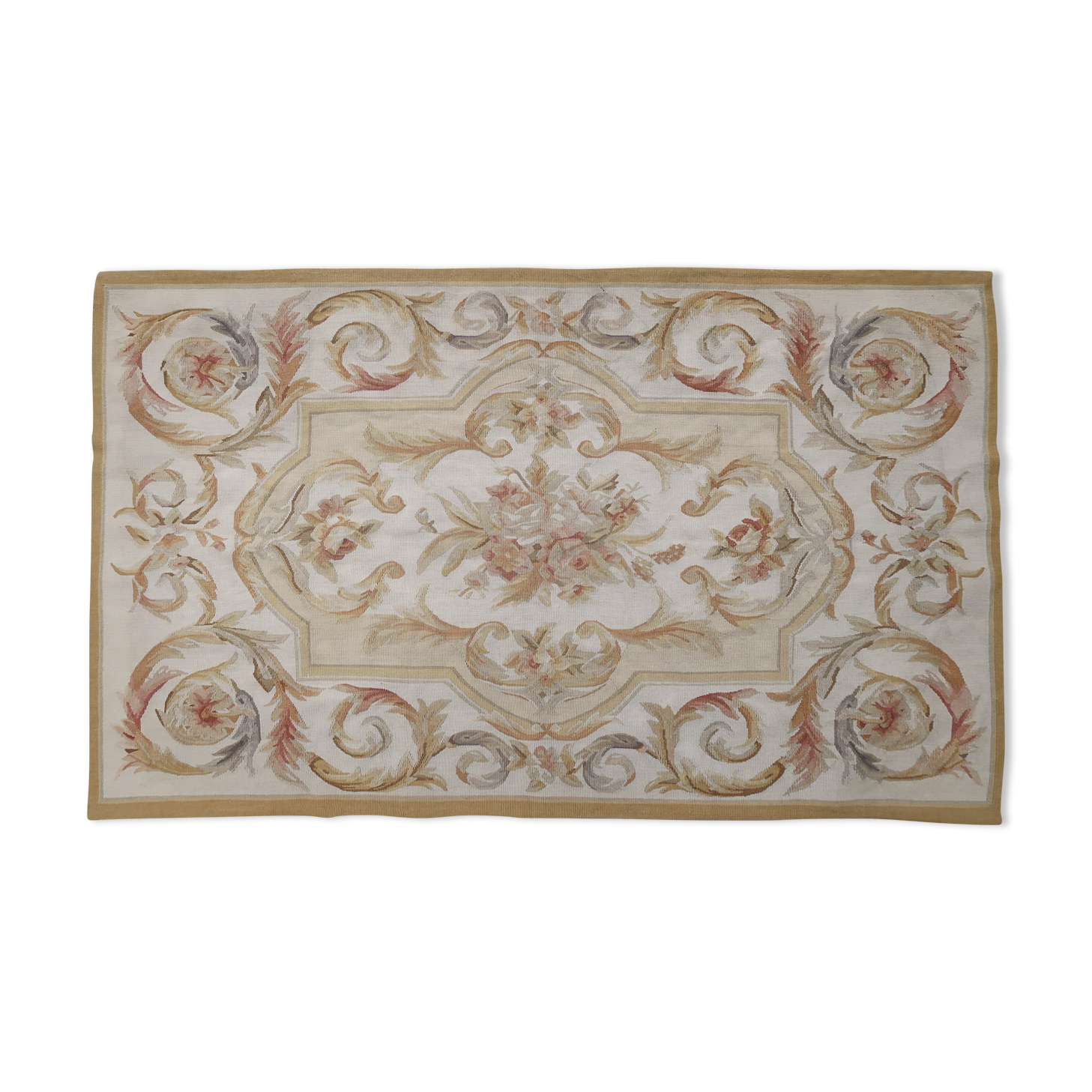 French rug Aubusson 1950