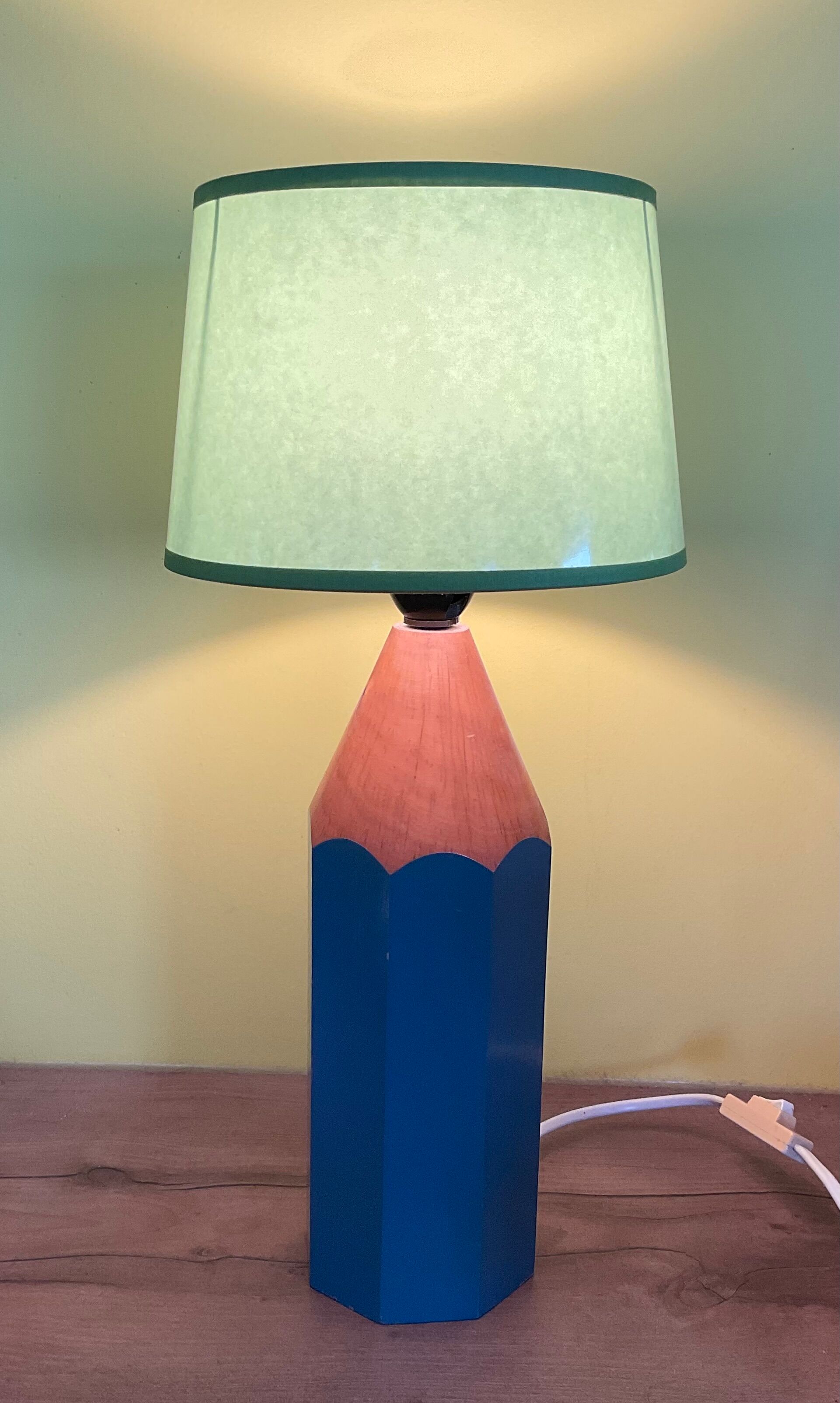 "Crayon" Vintage Lamp - Pop Art Design - Humbert S.