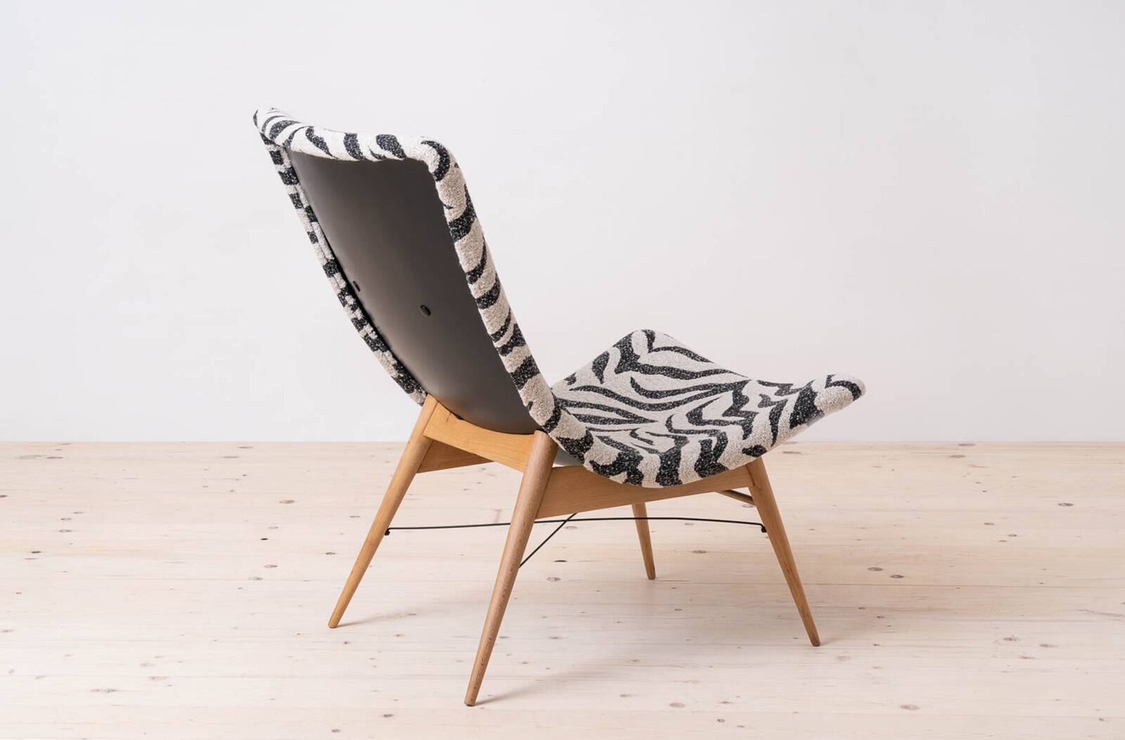 Lounge Chair by Miroslav Navratil, 1959, Reupholstered in Kvadrat Fabric