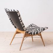 Lounge Chair by Miroslav Navratil, 1959, Reupholstered in Kvadrat Fabric