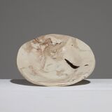SET OF 4 GLAZED CERAMIC SOUP PLATES