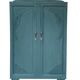Armoire parisienne art déco bleue grisé 1930