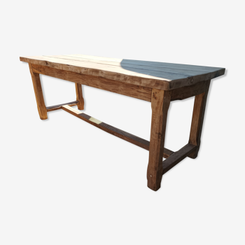 Solid oak farmhouse table