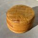 De Sede house style pouf in fauv leather patchwork, 1970s design