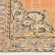 6x9 Vintage Pale Orange Oushak Handmade Vintage Rug, 176x260 Cm