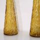 Pair of vintage Italian decanters "empoli"