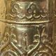 Pair of brass candle holders