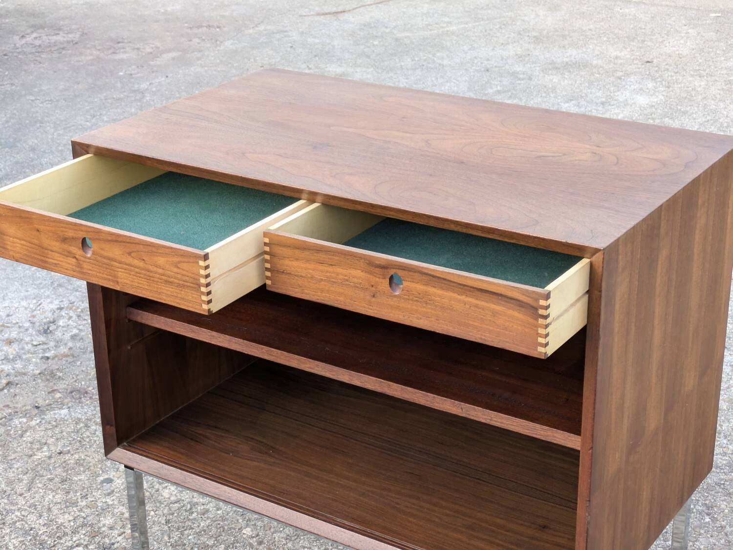 Vintage teak sideboard attributed to Poul Cadovius.