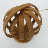 Modular lamp design in wood enaol