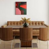 Colorful stretched canvas painting "abstraction 3" by bODASCA
