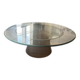 Warren Platner Steel and Glass Coffee Table, 1962