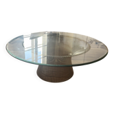 Warren Platner Steel and Glass Coffee Table, 1962