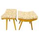 Pair of Mid-Century Maple Footstools, Czechoslovakia 1960s
