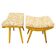 Pair of Mid-Century Maple Footstools, Czechoslovakia 1960s