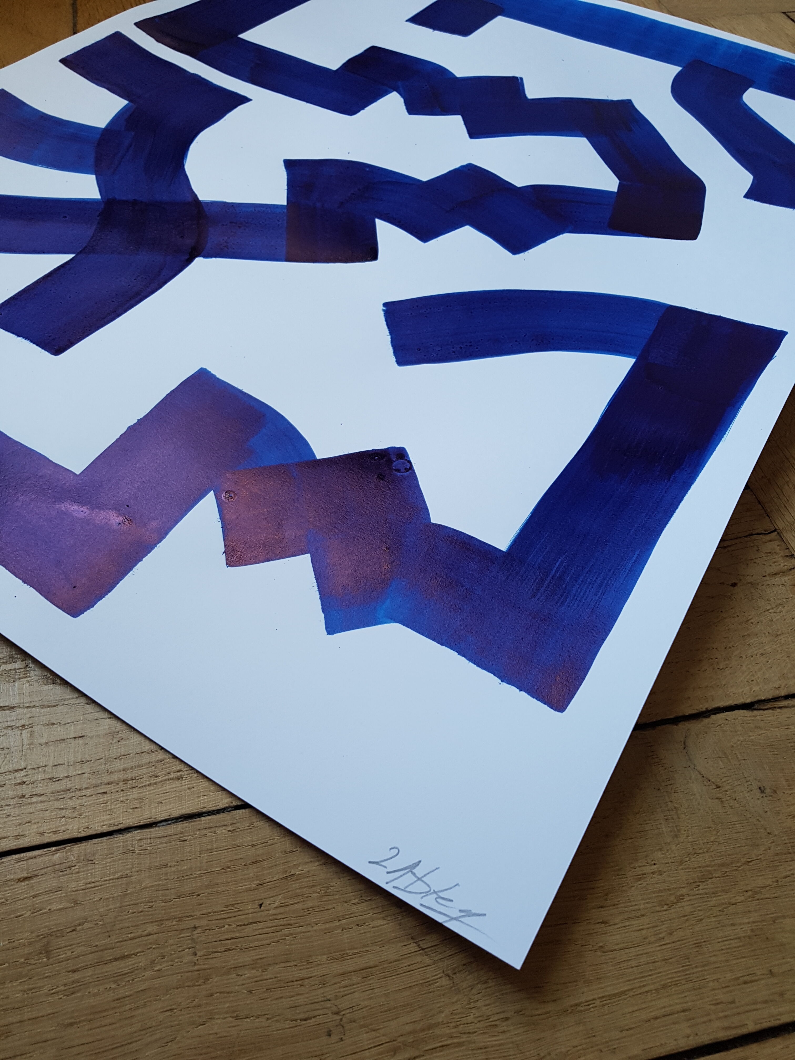 Painting on paper - Untitled