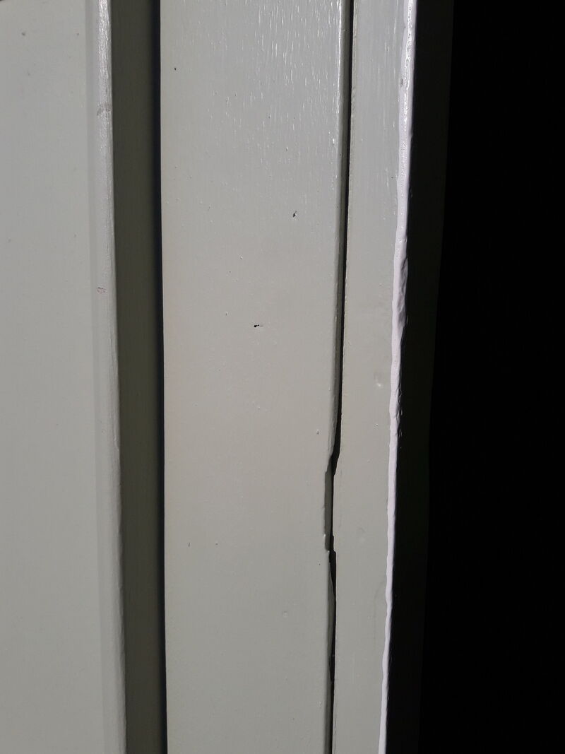 Door 207x99,5cm communication back panel molded