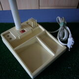 With organizer desk lamp