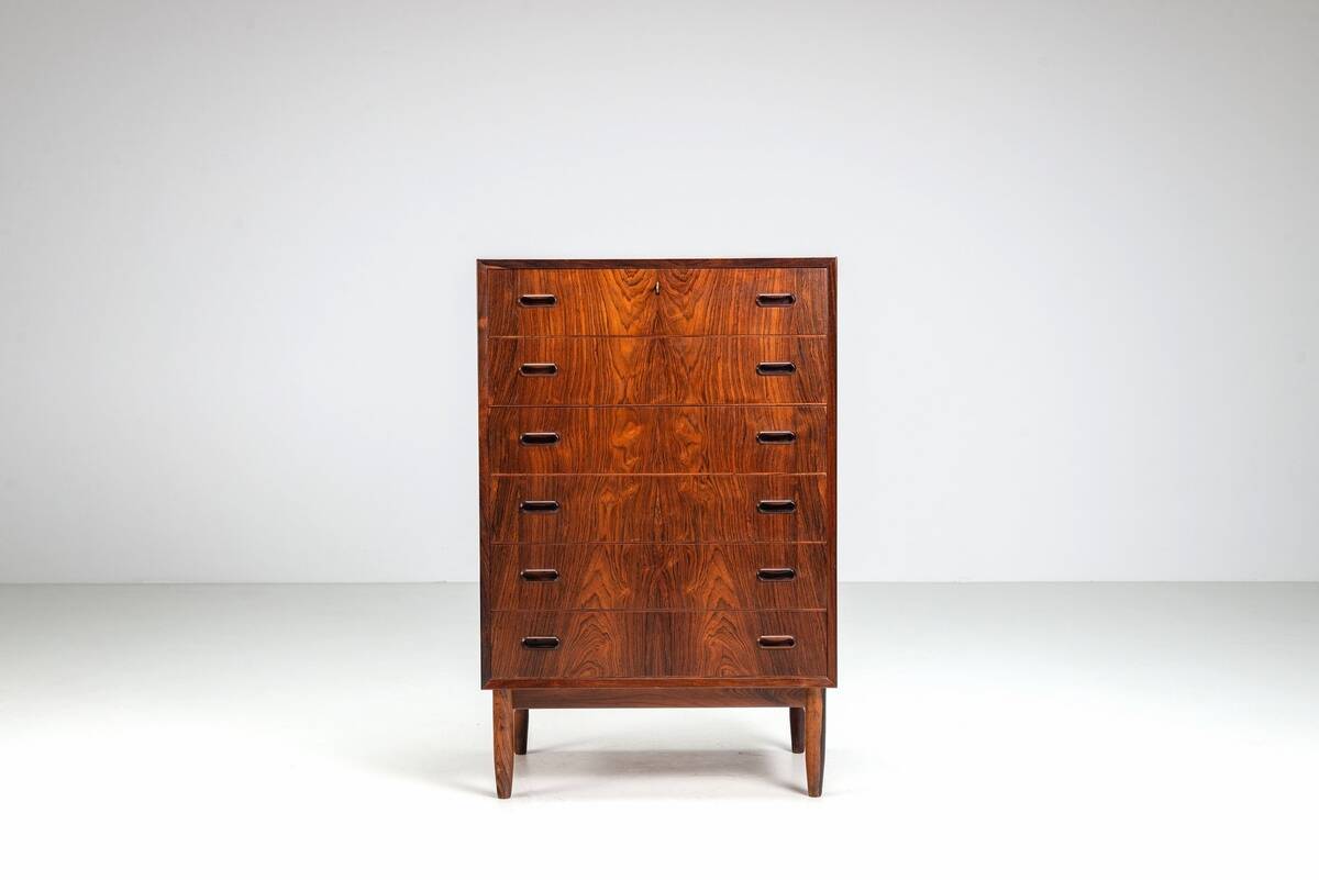 Grand commode scandinave en palissandre, Danemark 1960