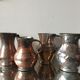 4 Islamic Art Ottoman Turkish copper pitchers antique