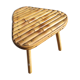 Tabouret tripode en bambou vintage