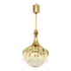 Glass Doria lamp, Germany 1970s