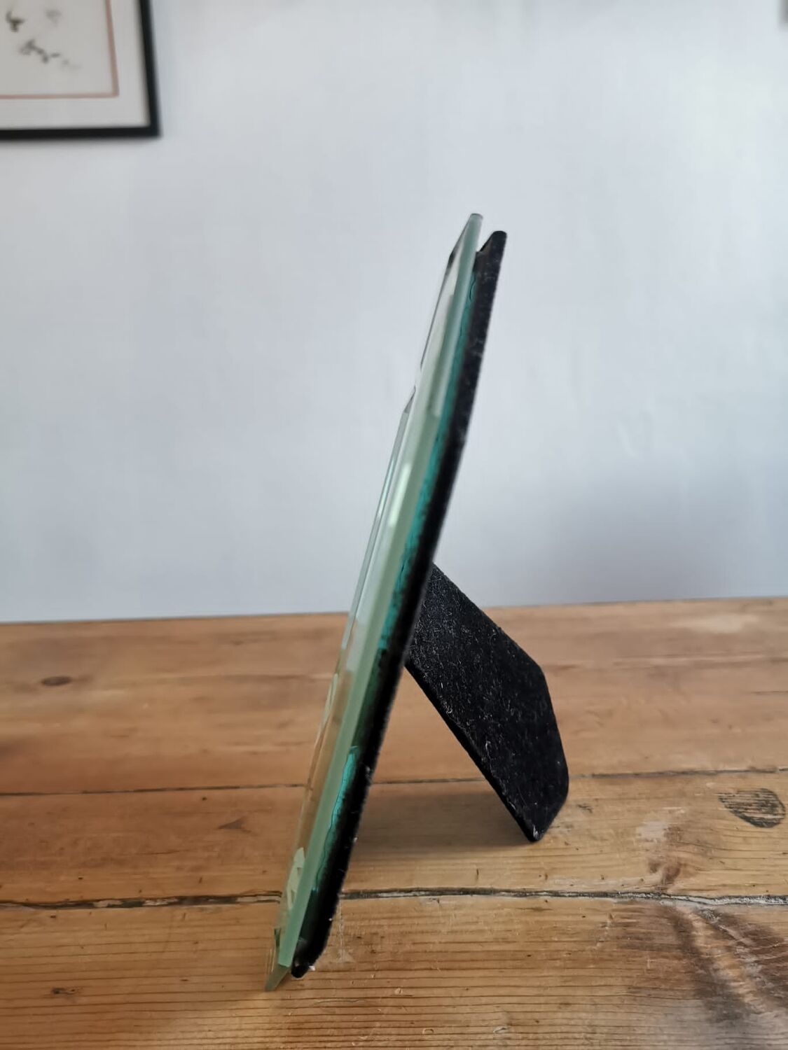 Old beveled mirror frame