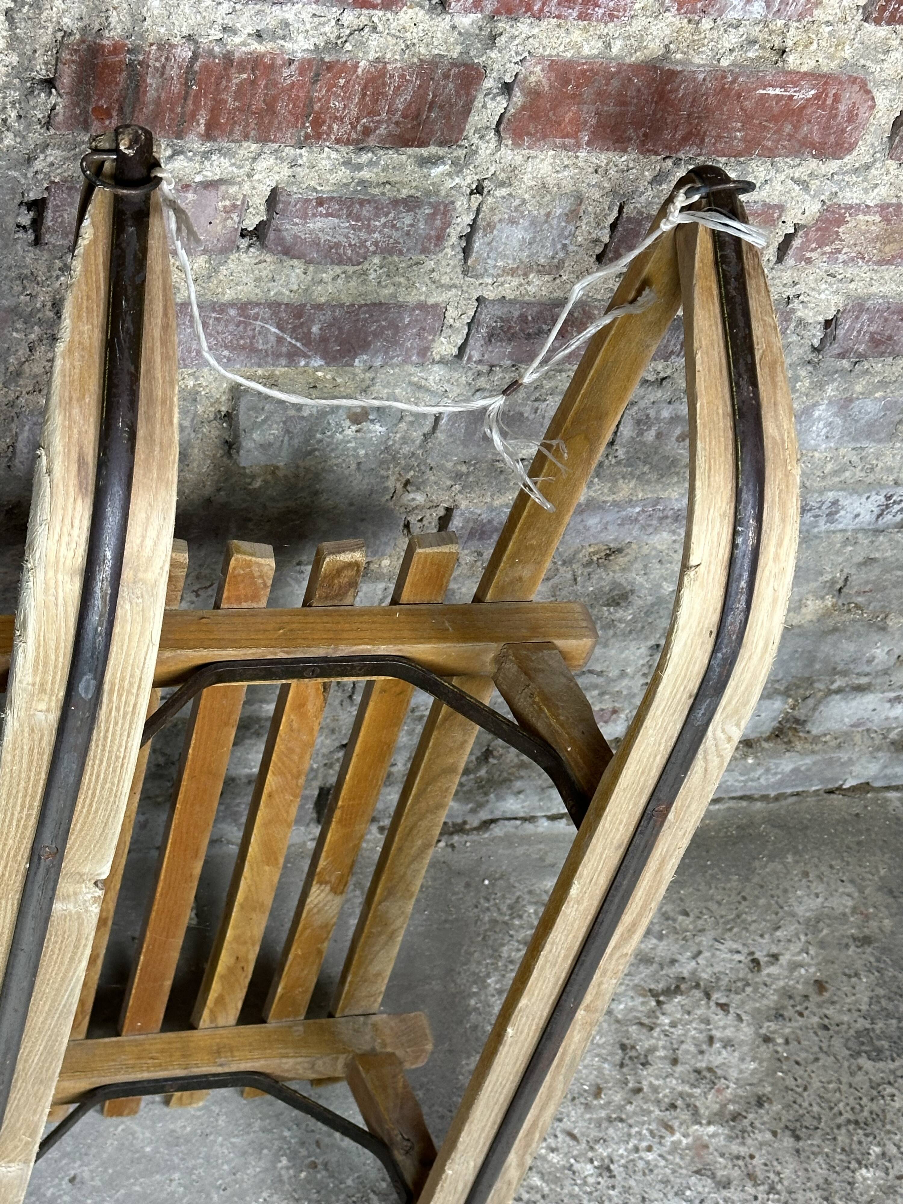 Old wooden sled 1940