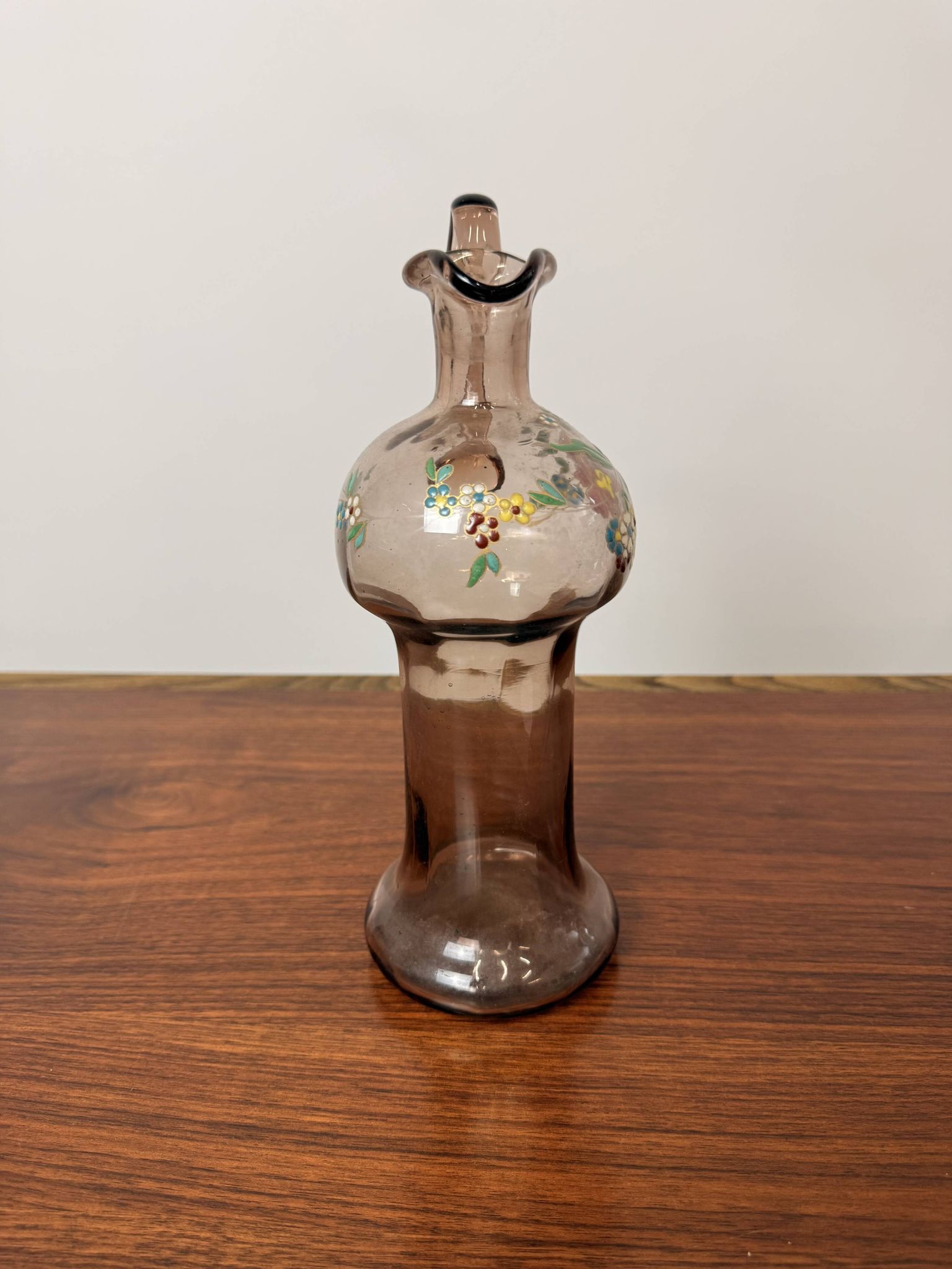 Old Legras jug – Enamelled glass – Art Nouveau